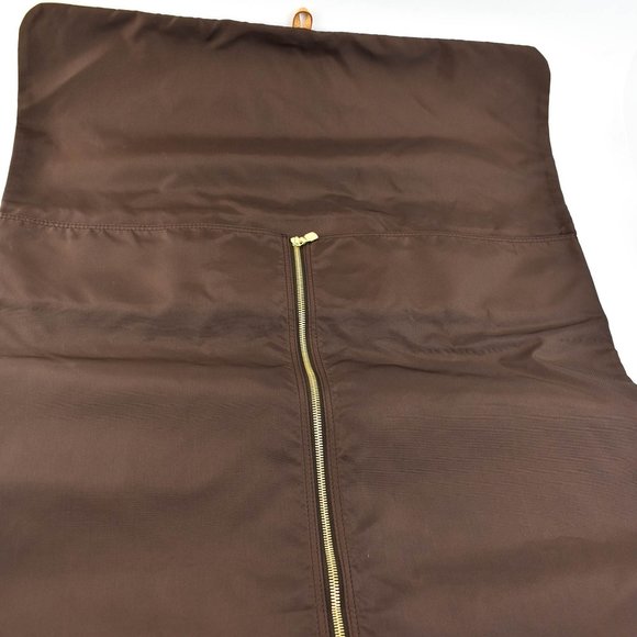LOUIS VUITTON Brown "LV" Logo, Long Garment Bag nn - Picture 5 of 11